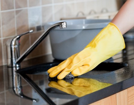 Domestic cleaners working in a flat and family home setting in N22