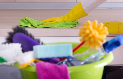 Careful stain treatment as part of carpet cleaning