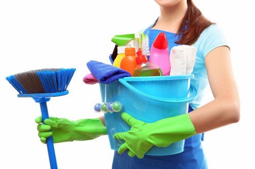 Professional exterior cleaning of a local shopfront