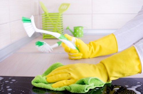 Safe and professional carpet cleaning setup in N22