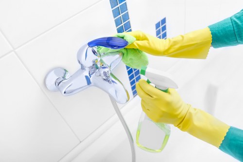 Domestic cleaning tasks in a North London property